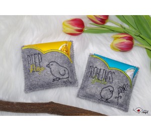 Stickserie - ITH Einsteckhüllen quadratisch Ostern